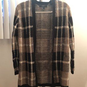 Women's Plaid Cardigan